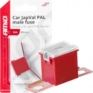 Amio Car JapVal PAL male fuses 48mm 50A AMIO-03420