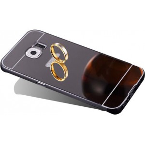 4Kom.pl ETUI BUMPER PLECKI MIRROR DO GALAXY S7 Edge Czarne