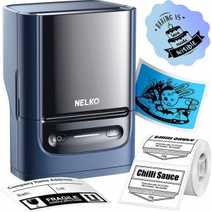 Nelko PM220 thermal label printer (blue)