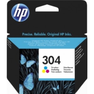 HP 304 Tri-Color Струйный Картридж