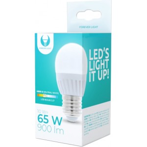 Telforceone LED bulb E27 G45 10W 230V 4500K 900lm ceramic Forever Light