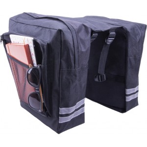 Telforceone Double bike pannier for the carrier Forever Outdoo black