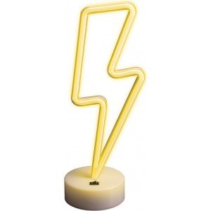 Neon LED on a stand BOLT white FSNE03 Forever Light