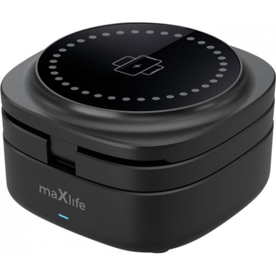 Maxlife MXWC-06 magnetic wireless charger 15W black 3in1