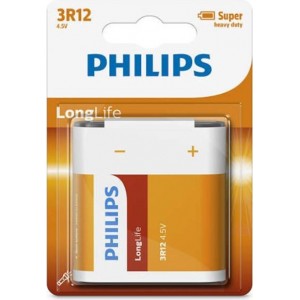 Battery PHILIPS 3R12 4.5V LONGLIFE