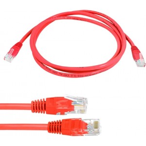 1:1 8P8C Patch cord red 5m