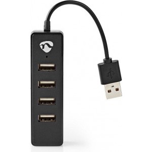 Nedis UHUBU2420BK USB Хаб - Разделитель