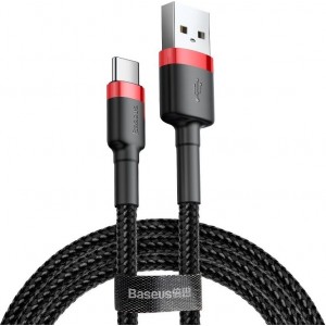 Baseus Cafule cable USB-C 3A 0.5m (Red+Black)