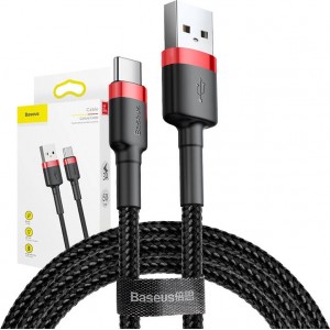 Baseus Cafule cable USB-C 3A 0.5m (Red+Black)