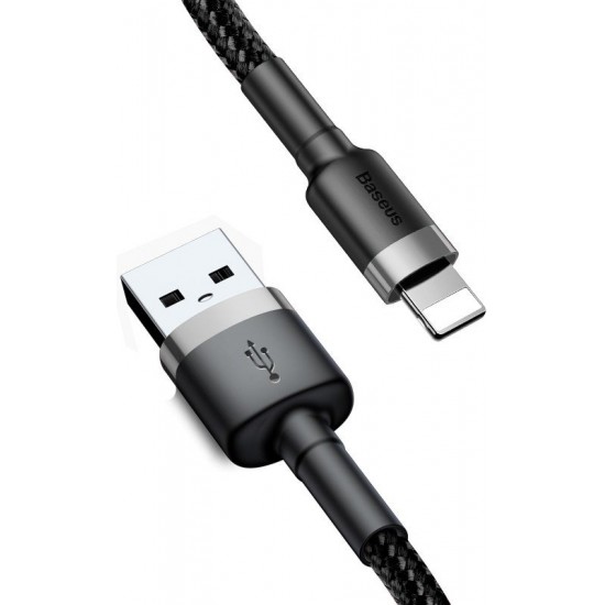 Baseus Cafule USB Lightning Cable 1,5A 2m (Gray+Black)