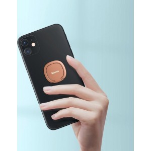 Baseus Invisible Ring holder for smartphones (rose gold)