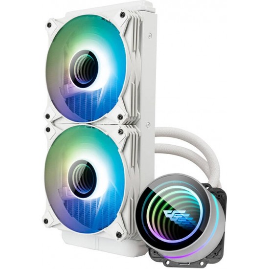 Darkflash PC Water Cooling Darkflash DX240 V2.6 ARGB 2x 120x120 (white)