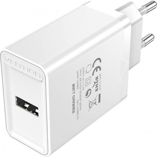 Vention Wall charger USB-A Vention FAAW0-EU 12W 2.4A (white)