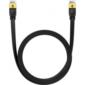 Baseus Cat 7 UTP Ethernet RJ45 Cable Flat 3 m black