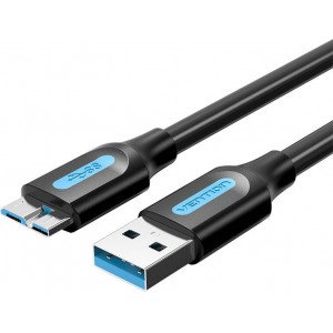 Vention Flat USB 3.0 A to Micro-B cable Vention COPBH 2A 2m Black