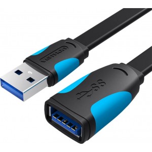 Vention Flat USB 3.0 extender Vention VAS-A13-B100 1m Black