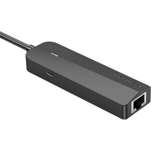 Vention Hub USB-C to 3x USB 2.0, RJ45, Micro USB Vention TGOBB 0.15m, Black