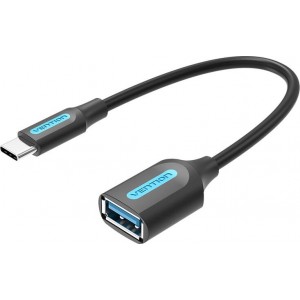 Vention USB-C 3.1 Male to USB Female OTG Cable Vention CCVBB 0.15m, 2A, Black