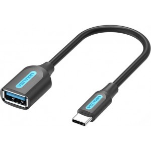 Vention USB-C 3.1 Male to USB Female OTG Cable Vention CCVBB 0.15m, 2A, Black