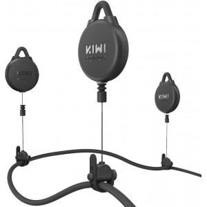 Kiwidesign VR Cable Pulley System-6 pcs Kiwi Design V2-6 for Meta Quest 2 Black