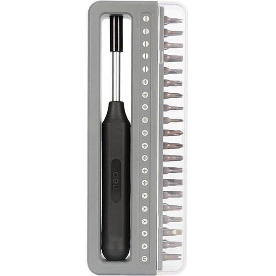 Deli Tools EDL241041 precision screwdriver set, 41 el.