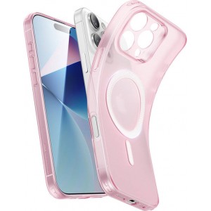 ESR Zero Clear Case (HaloLock) ESR case for iPhone 16 Pro (pink)