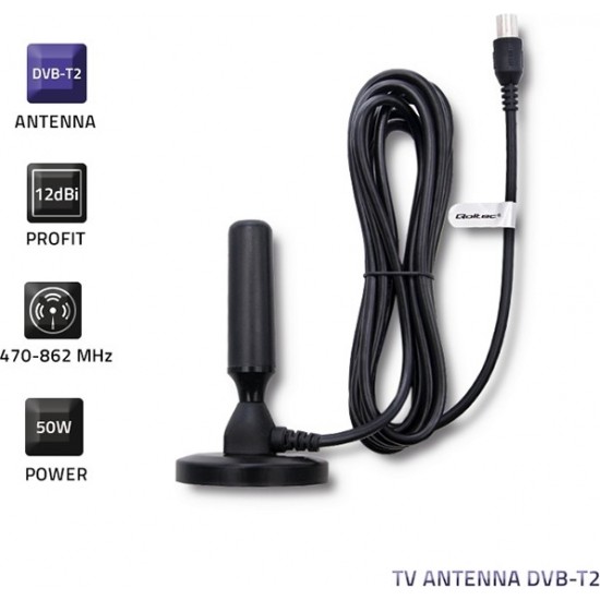 Qoltec TV Antenna DVB-T2