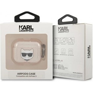 Karl Lagerfeld KLA3UCHGD AirPods 3 cover złoty/gold Glitter Choupette