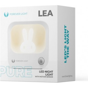 LED BUNNY Night Lamp PURE FLC-10 LEA PIR white 500mAh Forever Light