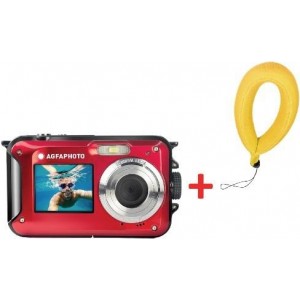 Agfaphoto AGFA WP8000 Red + 2nd Battery + Floatable Strap