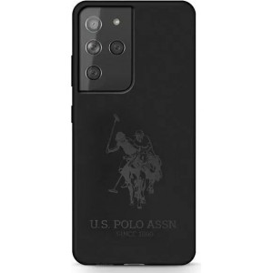 Ferrari US Polo Silicone On Tone phone case for Samsung Galaxy S21 black/black