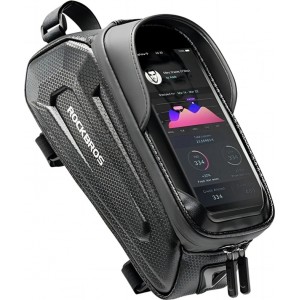 Rockbros B68-1 armored bicycle bag with phone pocket 1.7l - black