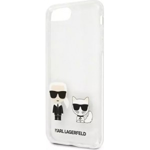 Karl Lagerfeld Etui Karl Lagerfeld KLHCI8LCKTR do iPhone 7/8 Plus hardcase Transparent Karl