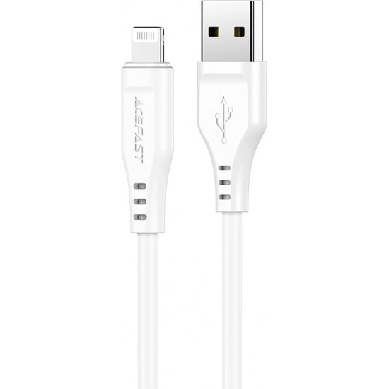 Acefast MFI USB cable - Lightning 1.2m, 2.4A white (C3-02 white)