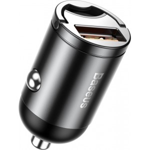 Baseus Tiny Star mini smart USB car charger 30W Quick Charge 3.0 gray (VCHX-A0G)