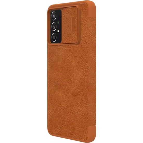 Nillkin Qin leather holster for Samsung Galaxy A73 brown