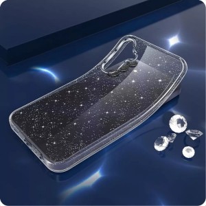 4Kom.pl Flexair cover case for Samsung Galaxy A35 5G Glitter