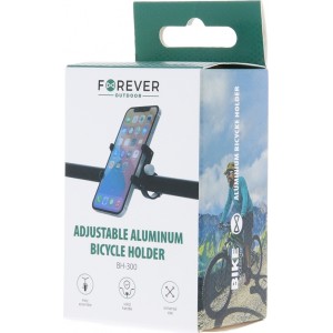 Telforceone Adjustable aluminium phone holder BH-300 Forever Outdoor black