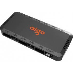 Aigo Fan control box for computer Aigo APC1 RGB PWM + remote controller (black)