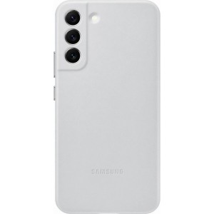 Samsung Leather Cover genuine leather case for Samsung Galaxy S22 + (S22 Plus) light gray (EF-VS906LJEGWW)