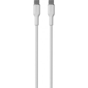 Puro Elektrik Puro Soft USB-C - USB-C 60W 1.5m silicone cable - white