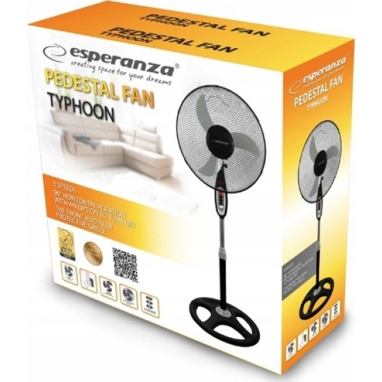 Esperanza EHF002KE Grīdas Ventilators 50W / 40cm