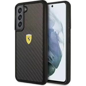 Ferrari Etui Ferrari FEHCS22MFCAK do Galaxy S22  S906 hardcase On Track Real Carbon czarny/black