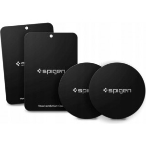 Spigen MP-4P magnetic plates for car - black