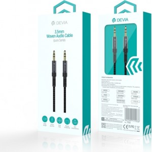 Devia cable audio Ipure EC618 jack 3,5 mm - jack 3,5 mm 1,0 m black