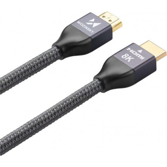 Wozinsky HDMI cable 5m Wozinsky cable for transmission 48 Gbps 8K 60Hz Black