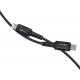 Acefast kabel MFI USB Typ C - Lightning 1,8m, 30W, 3A czarny (C4-01 C Black)