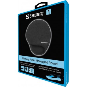 Sandberg 520-37 Memory Foam Mousepad Round