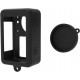 Puluz Silicone case Puluz for DJI Osmo Action 4/3 with lens cover (black)