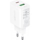 Acefast wall charger USB Type C / USB 20W, PPS, PD, QC 3.0, AFC, FCP white (A25 white)